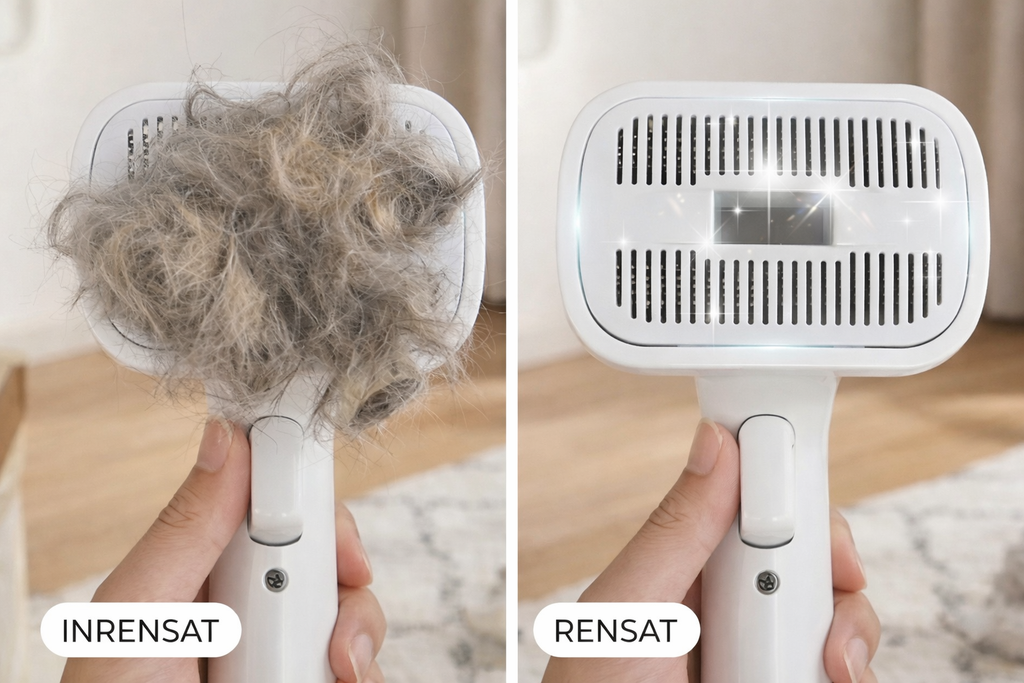 Pälsdammsugare för Hund & Katt – Borsta, Klipp och Samla Upp Pälsen